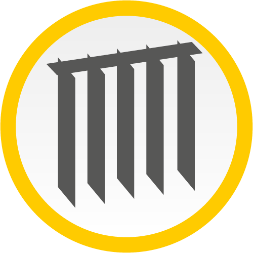 Vertikaljalousien (Icon)